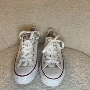 Converse- uk 4/us 6, white. $25 obo.